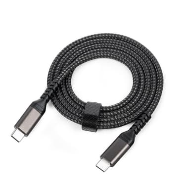 USB C till USB C-kabel 5A/20V PD100W Svart 1 m