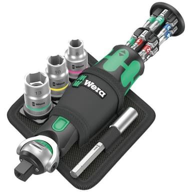 Bitskruvmejsel Wera Zyklop Pocket 2 1/4, 3/8