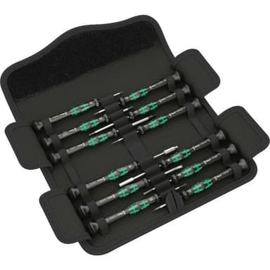 Elektronik och finmekanik Skruvmejsel set 12 delar Wera