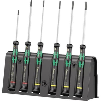 Elektronik och finmekanik Skruvmejsel set 6 delar Wera