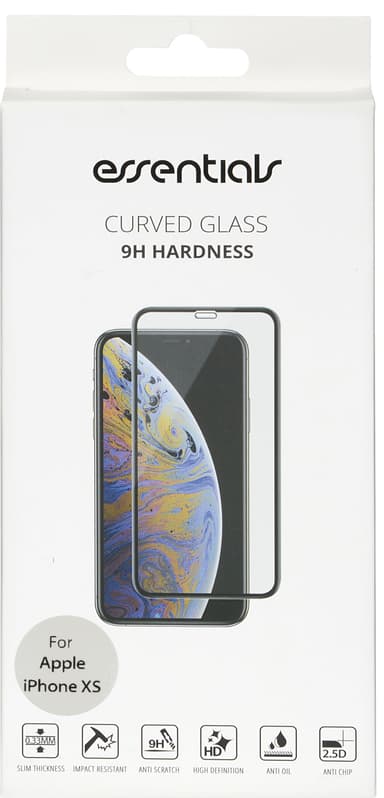 Essentials Glass iPhone X/XS/11 Pro skärmskydd