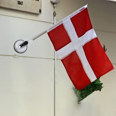 Flaggstångshållare / fäste med sugkopp