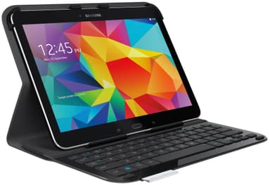 Ultratunt Keyboard Folio för Galaxy tab 4 10.1 (svart)