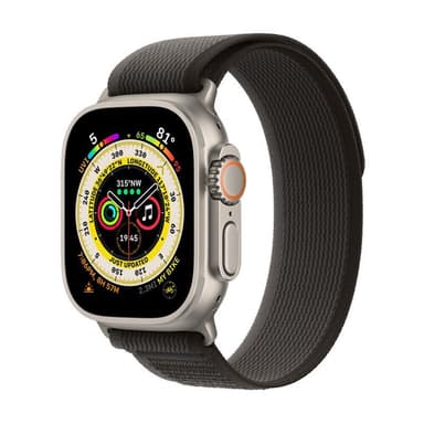 Tactik nylon Armband Apple Watch Ultra (49mm) - Blackroom Grey