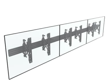 Multibrackets 4139 fäste för skyltningsskärm 165,1 cm (65") Svart