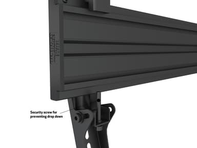 Multibrackets 8458 fäste för skyltningsskärm 165,1 cm (65") Svart