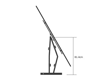 Multibrackets 6546 tv-fäste 2,03 m (80") Svart