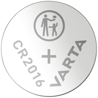 Varta LITHIUM Coin CR2016 Bli 5 Knappcell CR 2016