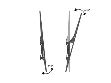 Multibrackets 8458 fäste för skyltningsskärm 165,1 cm (65") Svart