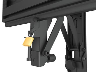 Multibrackets 4139 fäste för skyltningsskärm 165,1 cm (65") Svart