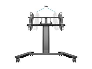 Multibrackets 6812 fäste för skyltningsskärm 139,7 cm (55") Svart