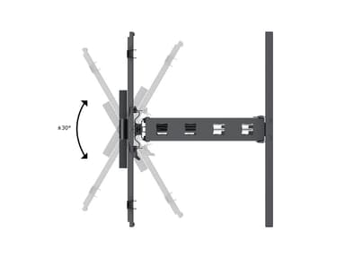 Multibrackets 6744 tv-fäste 165,1 cm (65") Svart