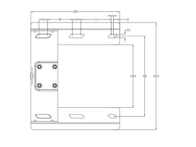 Multibrackets 6214 tv-fäste 119,4 cm (47") Svart