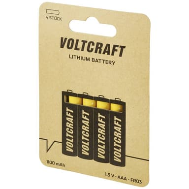 Batteri AAA (R03) Litium VOLTCRAFT Extreme Power FR03