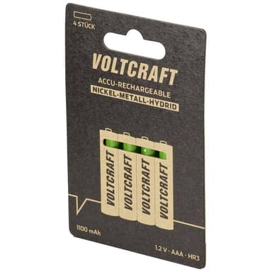VOLTCRAFT HR03 SE Laddbart batteri AAA (R03) NiMH 1100