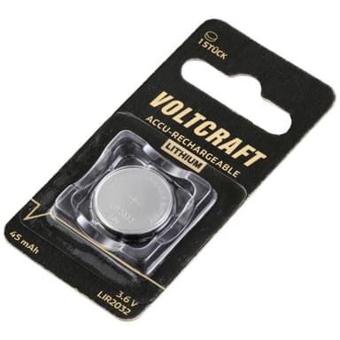 VOLTCRAFT LIR2032 Laddbart batteri Knappcell LIR 2032