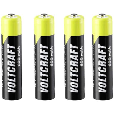 VOLTCRAFT Endurance Laddbart batteri AAA (R03) NiMH 600