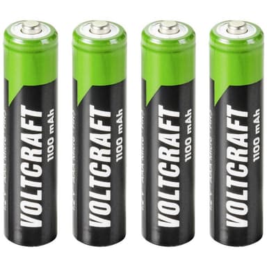 VOLTCRAFT HR03 SE Laddbart batteri AAA (R03) NiMH 1100