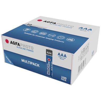 Batteri AAA (R03) Alkaliskt AgfaPhoto Power LR03 1.5 V