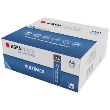 Batteri AA (R6) Alkaliskt AgfaPhoto Power LR6 1.5 V 100