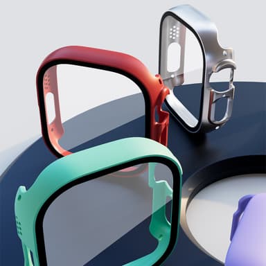 Fodral byggt i härdat glas Svart 49 mm Apple Watch Series 8
