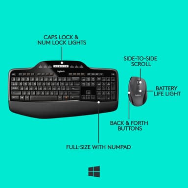 Logitech MK710 tangentbord och mus