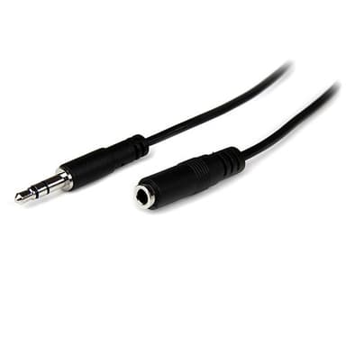 StarTech.com MU2MMFS, 3,5mm, Hankoppling, 3,5mm, Honkoppling, 2 m, Sva
