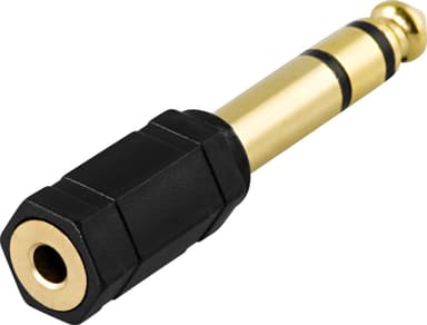 Multimedia adapter 6.3mm ma - 3.5mm stereo fe