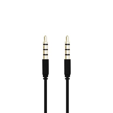 Champion 3,5mm Audiokabel 1m Svart
