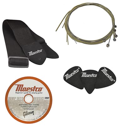 Maestro by Gibson akustisk gitarr fullstorlek (natur)