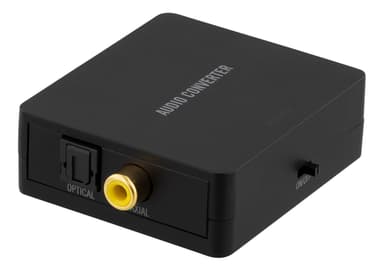 Audio converter from digital to analog with 3,5mm, black
