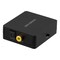 Audio converter from digital to analog with 3,5mm, black