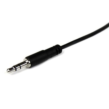 StarTech.com MU2MMFS, 3,5mm, Hankoppling, 3,5mm, Honkoppling, 2 m, Sva