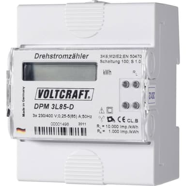 VOLTCRAFT DPM 3L85-D Elmätare 3-fas digital N/A