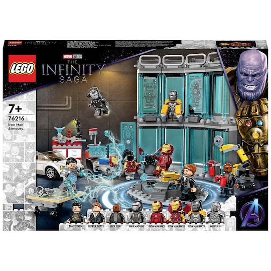 LEGO® MARVEL SUPER HEROES 76216 Iron Mans verkstad - Elgiganten