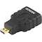 deltaco HDMI High Speed w/ Ethernet adapter, Micro HDMI ma - HDMI fe