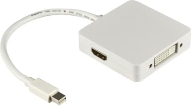 deltaco Mini DisplayPort > DVII/HDMI/DisplayPort Ultra HD 30Hz 0.2m