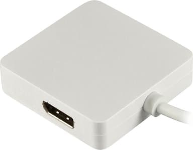 deltaco Mini DisplayPort > DVII/HDMI/DisplayPort Ultra HD 30Hz 0.2m