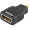 deltaco HDMI High Speed w/ Ethernet adapter, Micro HDMI ma - HDMI fe