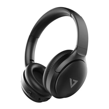 V7 HB800ANC, Trådlös, Samtal/musik, 20 - 20000 hz, 280 g, Headset, Sva