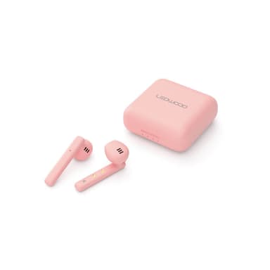 LEDWOOD  Hörlur Hubble TWS True Wireless In-Ear  Rosa Mic