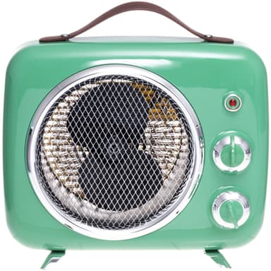 Värmefläkt Retro grön 2000W