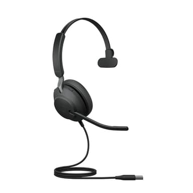 Jabra Evolve2 40, UC Mono, Kabel, Kontor/callcenter, 20 - 20000 hz, 11