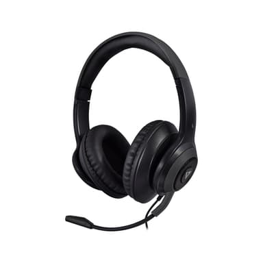 V7 HC701, Kabel, Samtal/musik, 20 - 20000 hz, 203 g, Headset, Svart