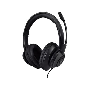 V7 HC701, Kabel, Samtal/musik, 20 - 20000 hz, 203 g, Headset, Svart