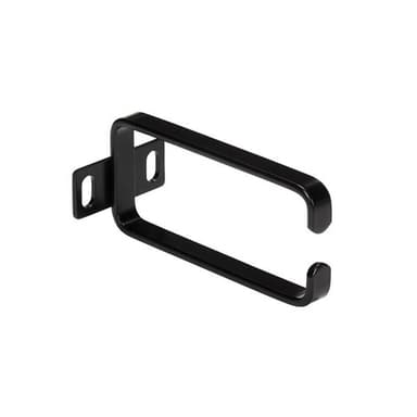 StarTech.com CMHOOK1UN, Kabelring, Svart, Stål, 1U, EIA RS310-D, CE, T