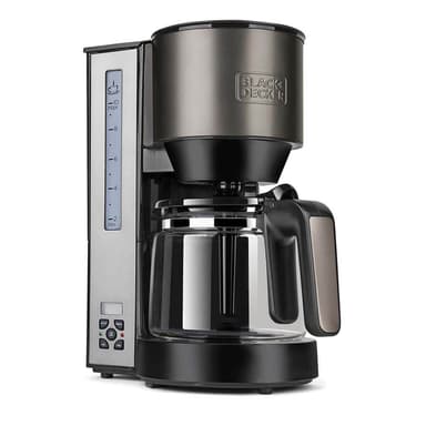 BLACK+DECKER Kaffebryggare LCD Timer 1000W