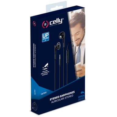 UP300 Stereoheadset Svart