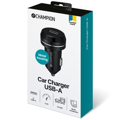 Champion Billaddare 12W Svart