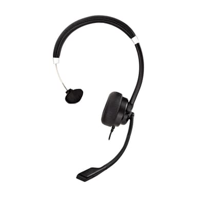 V7 HU411, Kabel, Kontor/callcenter, 31,5 - 20000 hz, 89 g, Headset, Sv